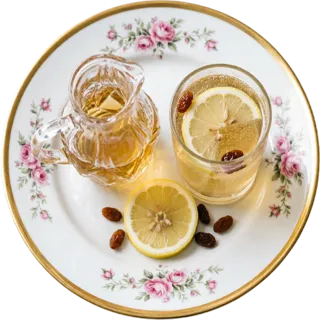 Екатерининский лимонный квас с изюмом