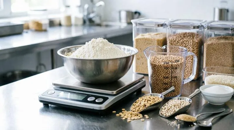 Объёмно-весовые характеристики сыпучих продуктов