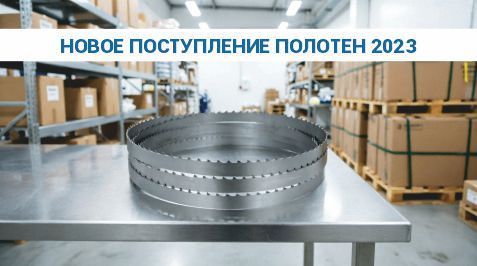 Поступление ленточных полотен по мясу 2023