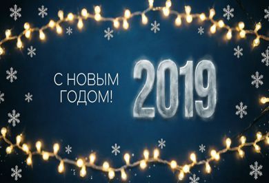 С наступающим новым 2019 годом